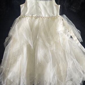 American Princess Satin White Dress
